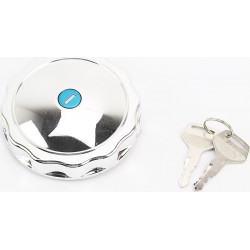 Крышка топливного бака с замком, хром Китай