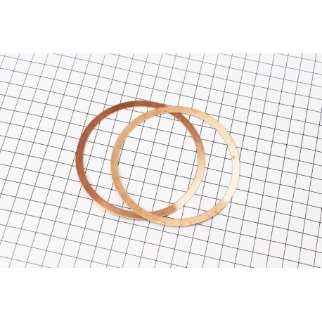 Прокладка головки циліндра МТ, b-0,5мм, к-кт 2шт, (мідь, якісна) Україна