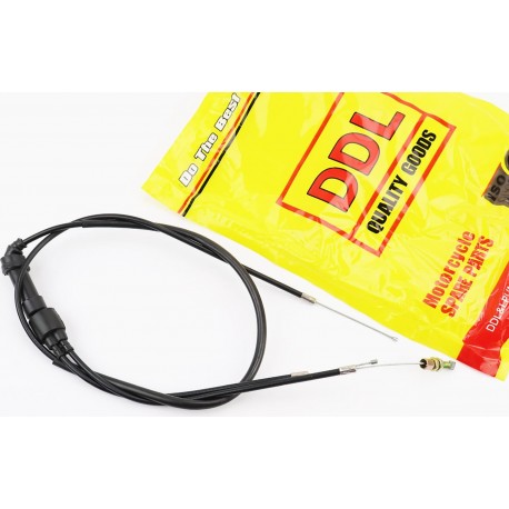 Трос газу МТ подвійний під один карбюратор PZ з прискорювачем (трос 123/129см/ кожух 108/114см) DDL