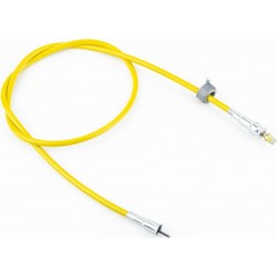 Трос спідометра (квадрат-лопатка, гайка-шток) (трос 115см/ кожух 112см) "жовтий" Китай