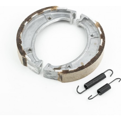 Тормозные колодки задние к-кт 2шт (накладки СЕРЫЕ, залитые в колодку) Китай