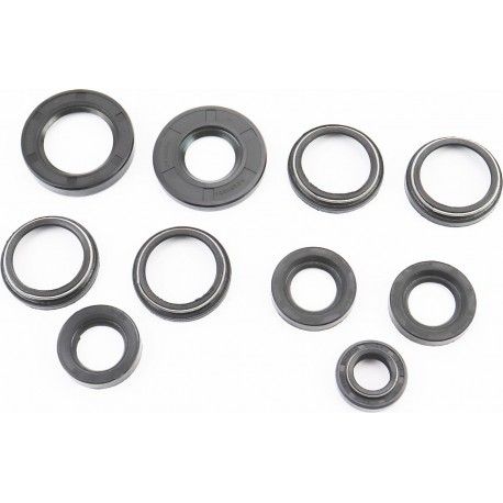 Сальники к-кт 10шт (17x30x7/10/ 22x35x7/ 23x36,5x6-2шт/ 25x52x6/ 34x43x5/8-4шт/ 34x52x9) Планета Китай