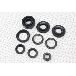 Сальники к-кт 9шт (17x30x7/10/ 23x36,5x6-2шт/ 25x52x7/10-2шт/ 25x52x19,5/ 34x43,4x5/8-2шт/ 36x52x8) Планета TMMP