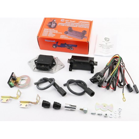 БСЗ/микропроцессорная система зажигания 1147.3734, с  катушкой  (Юпитер), с силиконовыми проводами и надсвечниками СОВЕК