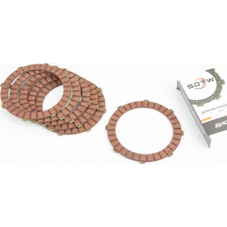 Диски зчеплення фрикційні 4,0мм к-кт 6шт (метал) SDTW