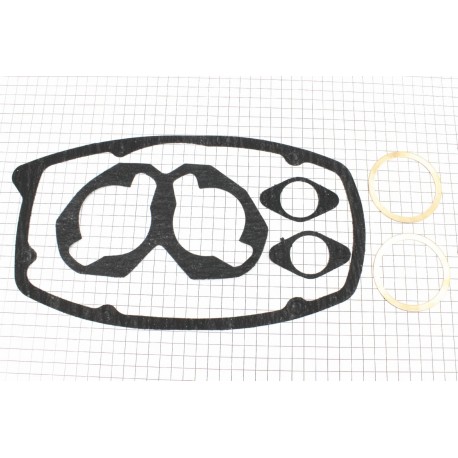 Прокладки двигуна 6V, к-кт 6 деталей, (пароніт, мідь) Україна