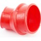 Патрубок фильтра воздушного 6V, красный Украина