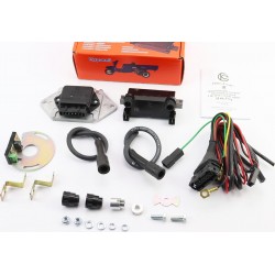 БСЗ/микропроцессорная система зажигания 1146.3734, с  катушкой 6-12V, с силиконовыми проводами и надсвечниками СОВЕК
