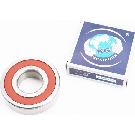Підшипник 6306 2RS (30x72x19), ІНДІЯ KG