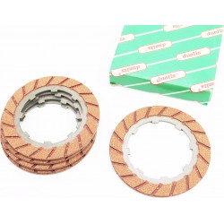 Диски сцепления фрикционные 3,8мм к-кт 5шт 6V 250/350 (353-354) "duells", косые SC-40059 Taiwan