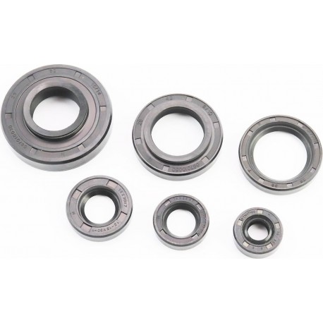 Сальники к-кт 6шт (10x22x8/ 14x25x7/ 15x30x7/ 25x52x10/14/ 26x38x7/ 26x42x8/10) Китай