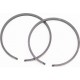 Кольца поршневые кол-кт 2шт 1р. 38,20мм, ПОЛЬША MOTUS