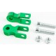 Подовжувач заднього амортизатора 45мм к-кт 2шт+болти+гайки, зелений Китай