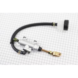 ТОРМОЗНОЙ цилиндр главный задний, мотоциклы/ATV (крепление: min-33мм/ max-56мм) тип 1, серебристый Китай