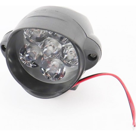 Фара додаткова світлодіодна вологозахисна-6 LED з кріпленням "крапля" 85x65мм Китай