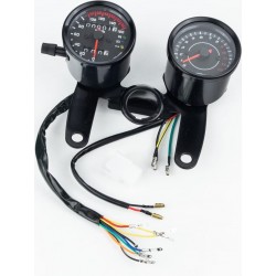 Спидометр, тахометр "чёрный" (на 160км/ч, тахометр электронный) тип 2 Китай