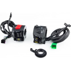 Блок кнопок на кермі лівий+правий (під трос дроселя), пара, LIFAN LF150-2E Китай