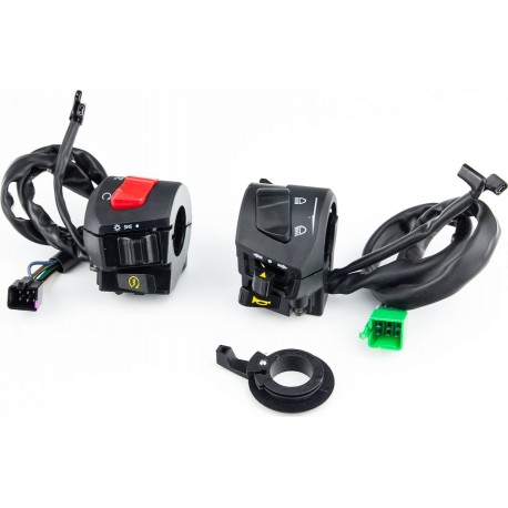 Блок кнопок на кермі лівий+правий (під трос дроселя), пара, LIFAN LF150-2E Китай