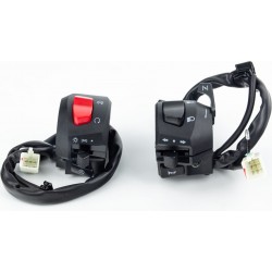 Блок кнопок на руле левый+правый (под трос дросселя), пара, LIFAN LF175-10M SR200 Китай