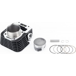 LIFAN LF175-10M/SR200/BTR 200 Цилиндр к-кт (цпг) CB175cc-62мм (высота цилиндра 64/93мм) (палец 14мм), чёрный LIFAN