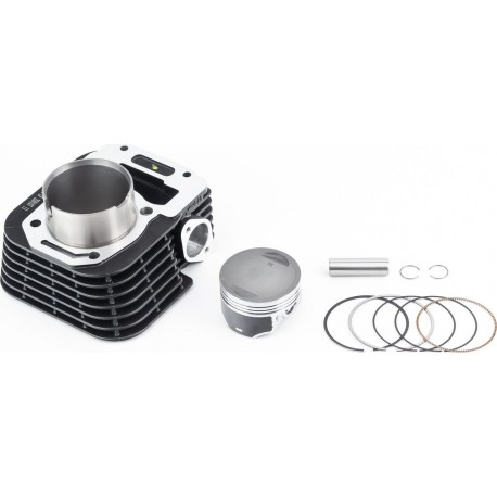 LIFAN LF175-10M/SR200/BTR 200 Цилиндр к-кт (цпг) CB175cc-62мм (высота цилиндра 64/93мм) (палец 14мм), чёрный LIFAN