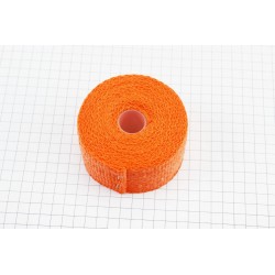 Термострічка глушника жароміцний (ширина 50мм, товщина 1,5мм) бухта-5метров, помаранчевий Китай