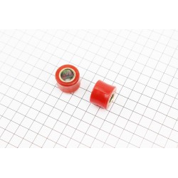 Сайлентблок амортизатора+втулка 10мм і 12мм к-кт 2шт, червоний GO!