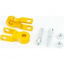 Удлинитель заднего амортизатора 45мм к-кт 2шт+болты+гайки, жёлтый Китай