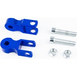 Удлинитель заднего амортизатора 45мм к-кт 2шт+болты+гайки, синий Китай