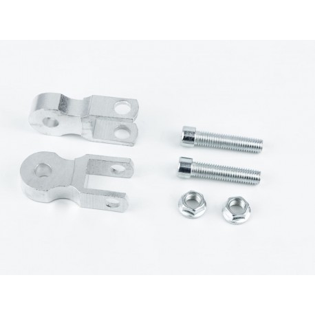 Удлинитель заднего амортизатора 45мм к-кт 2шт+болты+гайки, серый Китай