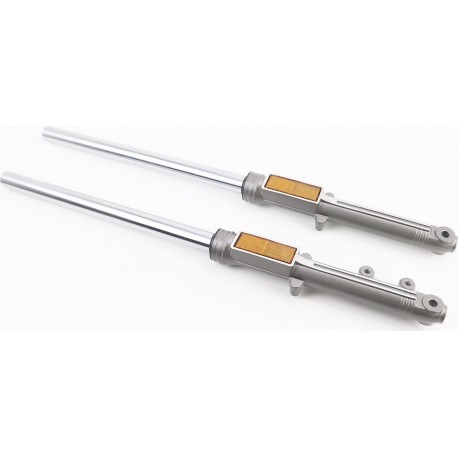 Вилка передняя (перья) лев., прав., к-кт 2шт, (диск.торм.) 730мм, серый Китай