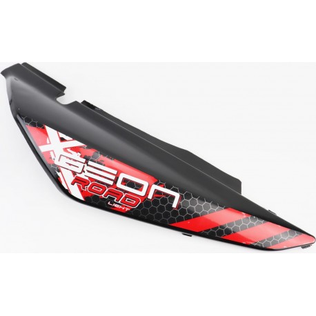 X-Road Light 200-250 Пластик-задний боковой правый, чёрный с красным рисунком Китай