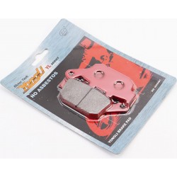 Гальмівні колодки (дискові) GEON Pantera 200 S/N/ CR-6/ TOSSA/ ISSEN, к-кт, червоні YONGLI