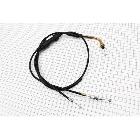 Viper-ZS200GS Трос газа (двойной) (трос 117/107см/ кожух 105/101см) Китай