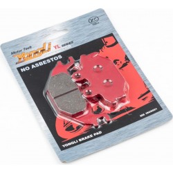 Тормозные колодки (дисковые) Viper-V250-R1/BOMBARDIER-250/KYMCO-KXR 250/YAMAHA YZF-R 125, к-кт, красные YONGLI