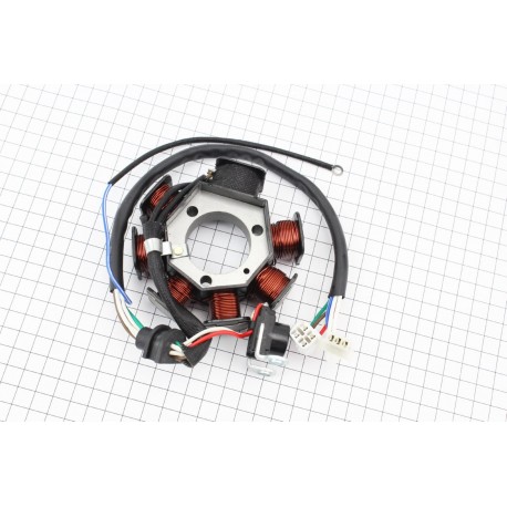 Статор магнето (генератора) (7 котушок роз'єм "мама/мама 4+3") Китай