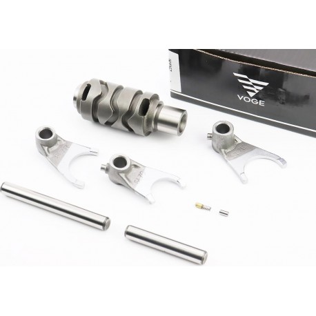 Loncin LX300-6H 300AC Вал КПП+вилка перемикання передач к-кт 3шт+вал 2шт VOGE