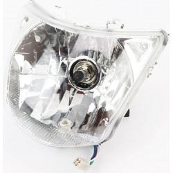 Фара передняя в сборе тип 2 (разъем малый "мама") Китай