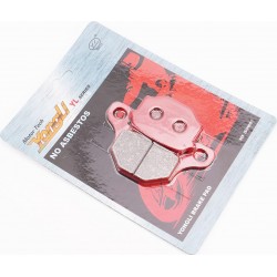 Тормозные колодки (дисковые) Viper-125J/V150A/Branson BM-125/KEEWAY Speed125/150/TGB, к-кт 2шт, красные YONGLI