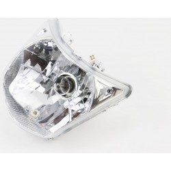 УЦЕНКА Фара передняя в сборе тип 1 (разъем малый "мама") (дефект стекла+трещины, см. фото) Китай