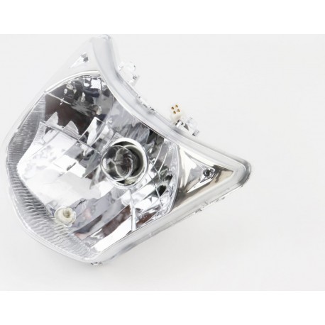 УЦІНКА Фара передня в зборі тип 1 (роз'єм малий "мама") (дефект скла+тріщини, див. фото) Китай