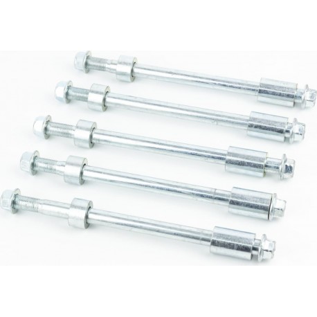 Ось колеса заднего, d-15мм/ L-245мм+2 втулки, к-кт 5шт Viper