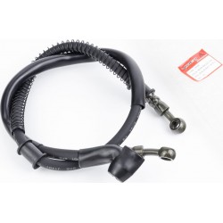Шланг тормозной передний 91см (под болт-штуцер 10/10мм) с пружиной GX-Viper