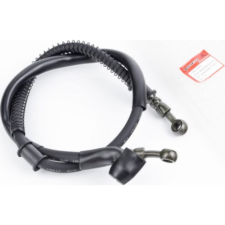 Шланг гальмівний передній 91см (під болт-штуцер 10/10мм) з пружиною GX-Viper