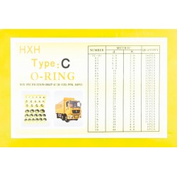 Набір манжетів 366шт різних розмірів у пластиковому боксі Китай