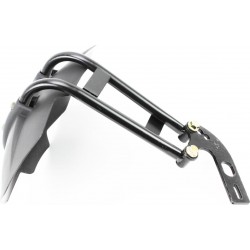 Крыло заднее универсальное, крепление на одну сторону (брызговик) TUNING, чёрный Китай