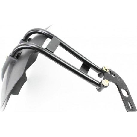 Крыло заднее универсальное, крепление на одну сторону (брызговик) TUNING, чёрный Китай