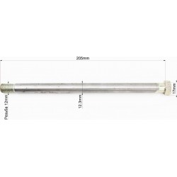 Ось маятника, d-12,40мм, L-205мм Китай