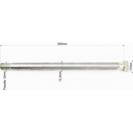 Вот маятника, d-12,40мм, L-205мм.