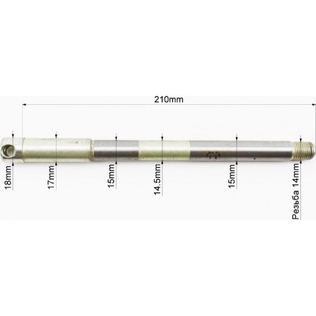 Вісь переднього колеса Китай (340123)